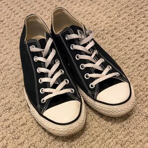 Classic Black Men's Converse All Star Sneakers Size 8